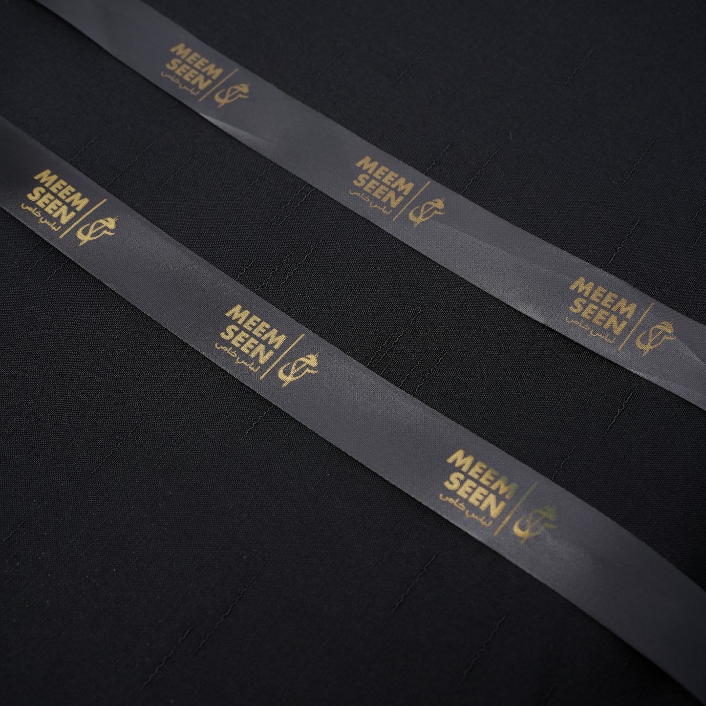 Almirah Wash & Wear, Black Twisted Slub Design with Soft Velvety Finish & Matt Look