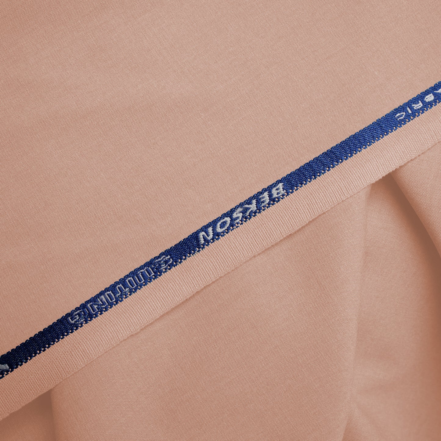 Bekson Wash & Wear, Wrinkle Resistant, Self Design Soft Finish CORAL