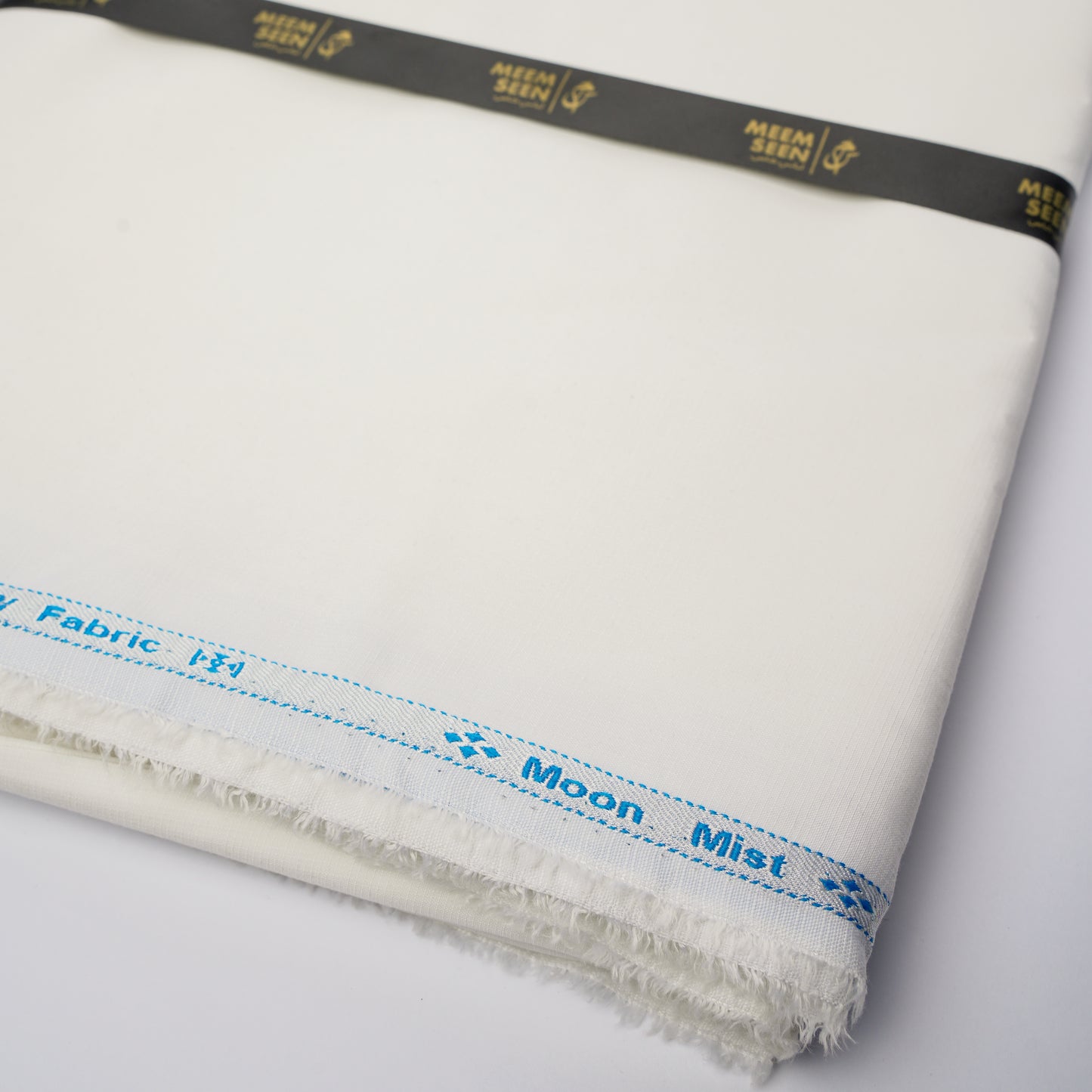 Moon Mist Wash & Wear, Checkered Dobby Design Soft Finish with Matt Look Cream