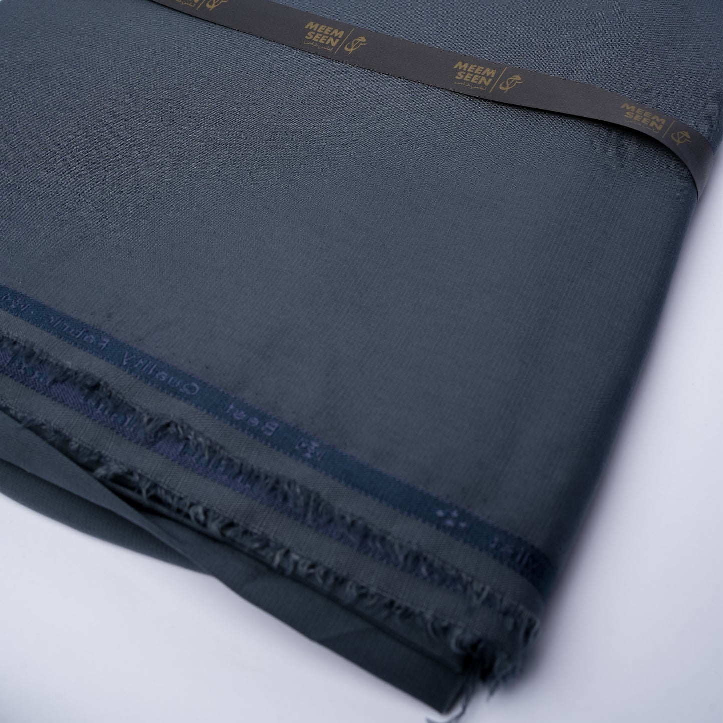 Moon Mist Wash & Wear, Checkered Dobby Design Soft Finish with Matt Look DARK INDIGO