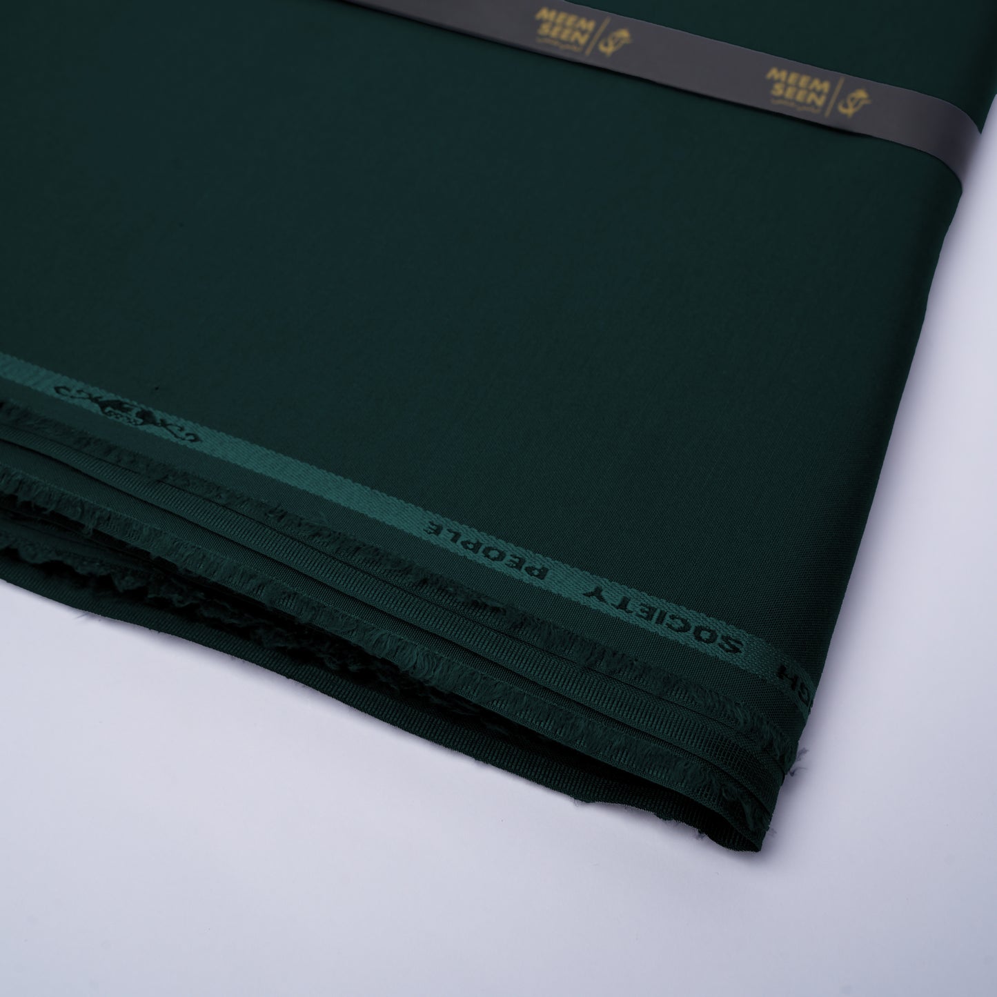 Legacy Boski, Wrinkle Resistant Poly Viscose Blend with Glossy Smooth Finish Emerald Green