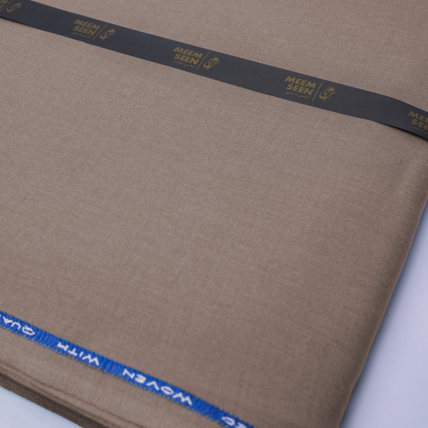 Bekson Wash & Wear, Wrinkle Resistant, Self Design Soft Finish MUTED BROWN