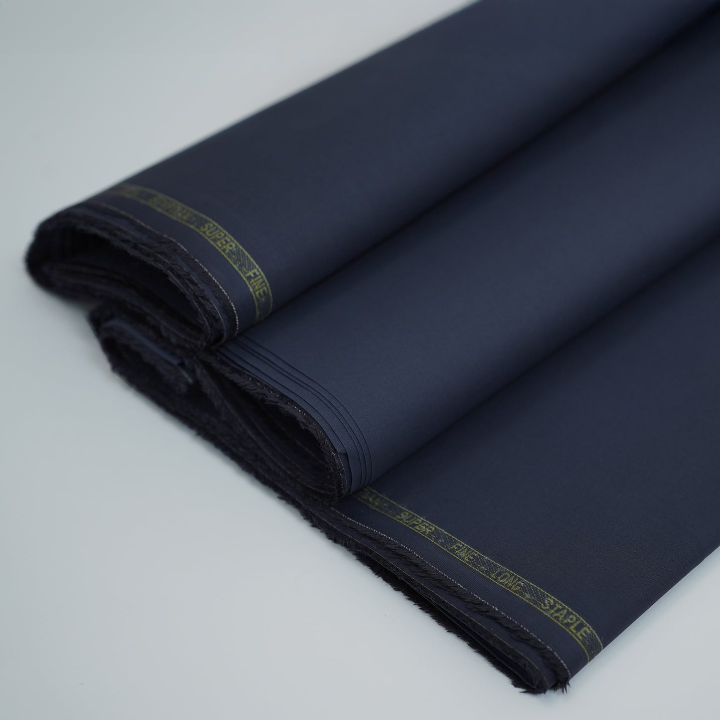 Barbados Silver Touch | Wrinkle-Resistant Pima Cotton (54” Width) Navy Blue