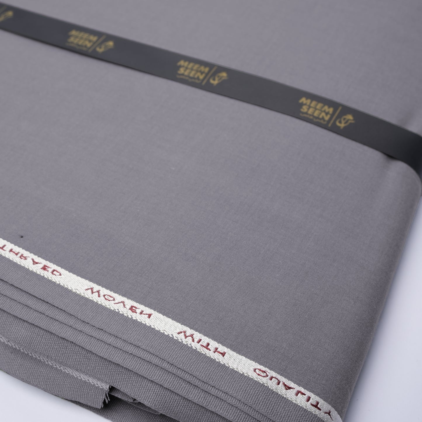 Bekson Wash & Wear, Wrinkle Resistant, Self Design Soft Finish SLATE GREY