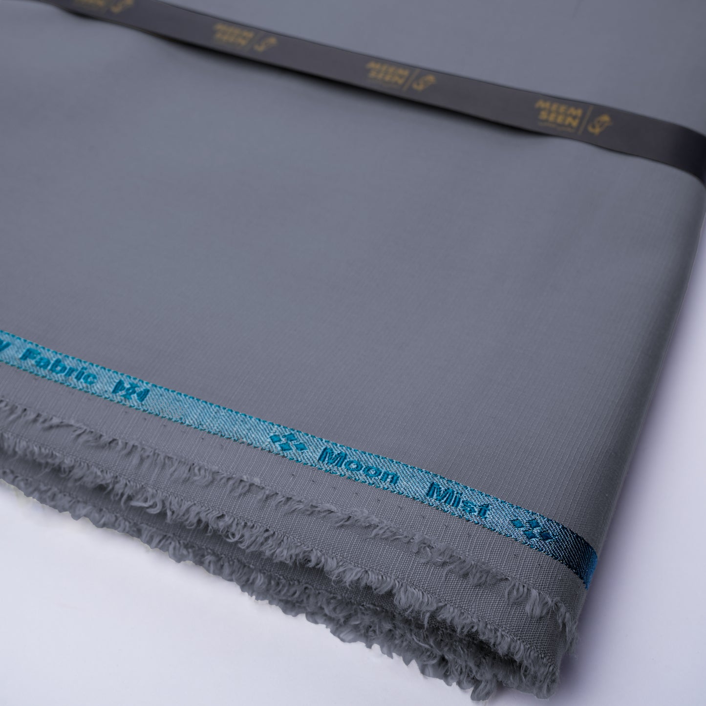 Premium Checkered Dobby Textured Wash & Wear Unstitched Fabric for Men Slate Grey