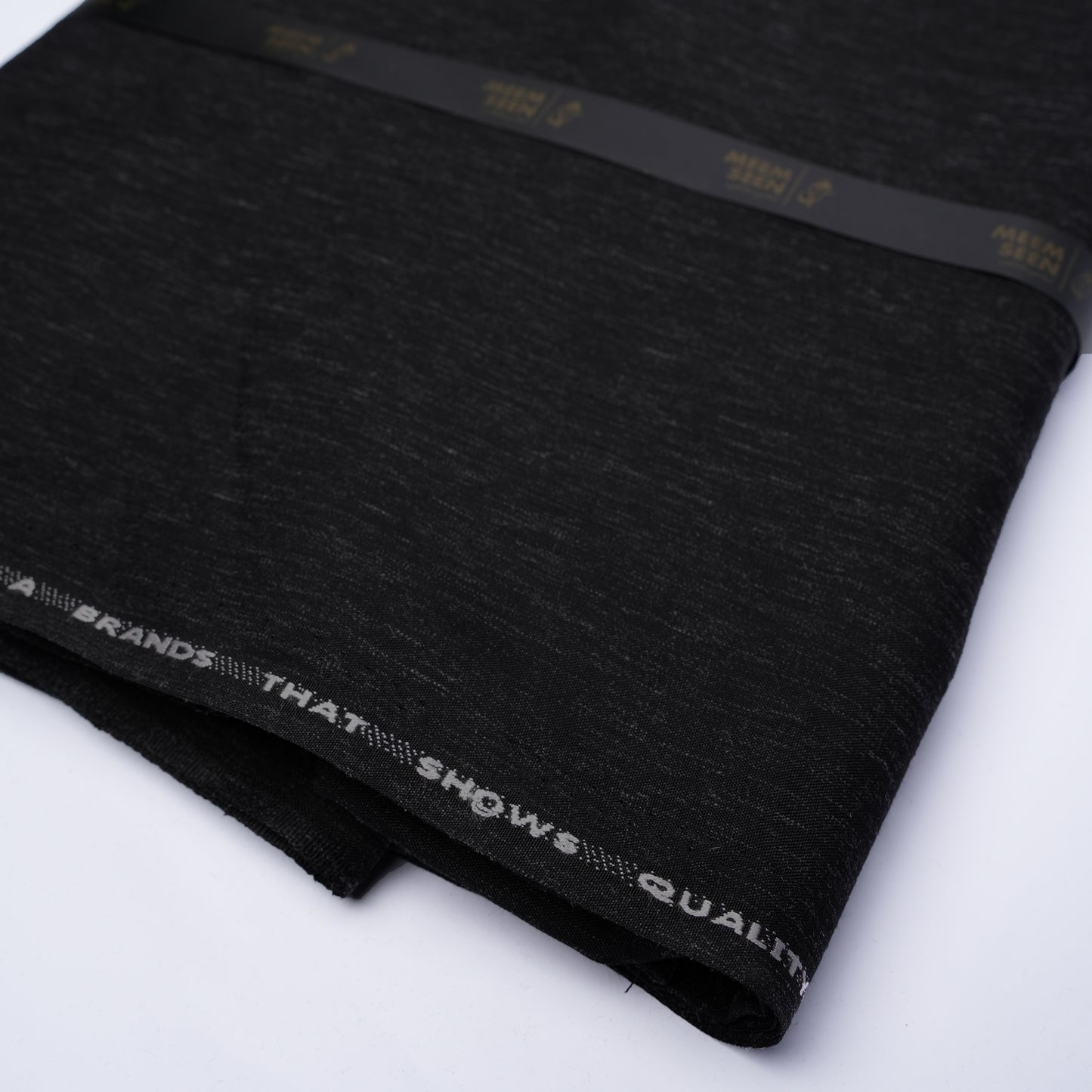 Impression Wash & Wear, Self Design Poly Viscose Blend with Soft Finish Onyx Grey