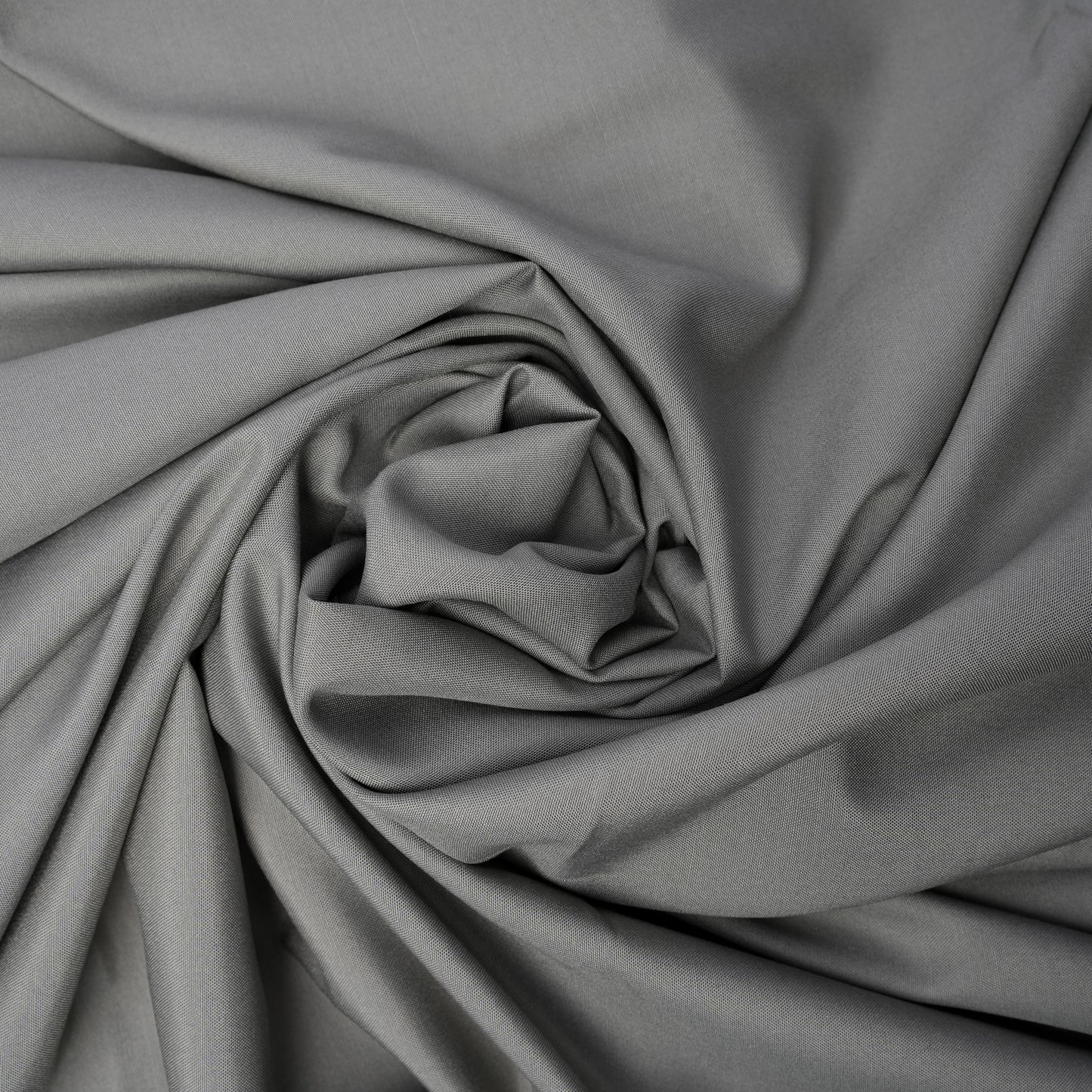 Ash Grey Legacy Boski, Wrinkle Resistant Poly Viscose Blend with Glossy Smooth Finish 