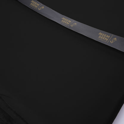 Delicate Twill/Satin | Wrinkle-Resistant Pima Cotton (54” Width) Black 