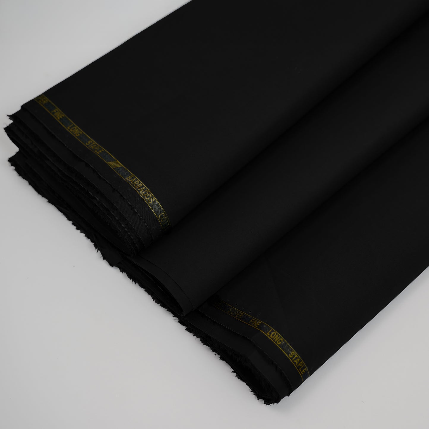 Black Barbados Silver Touch | Wrinkle-Resistant Pima Cotton (54” Width) 