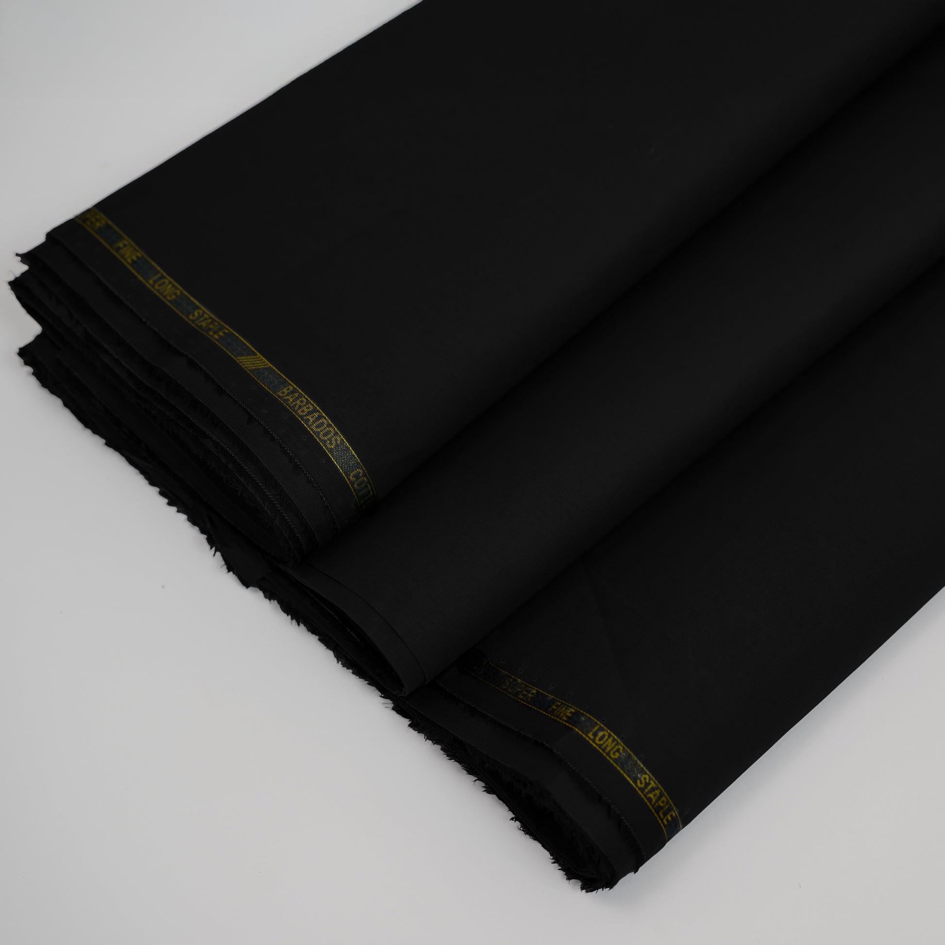 Black Barbados Silver Touch | Wrinkle-Resistant Pima Cotton (54” Width) 