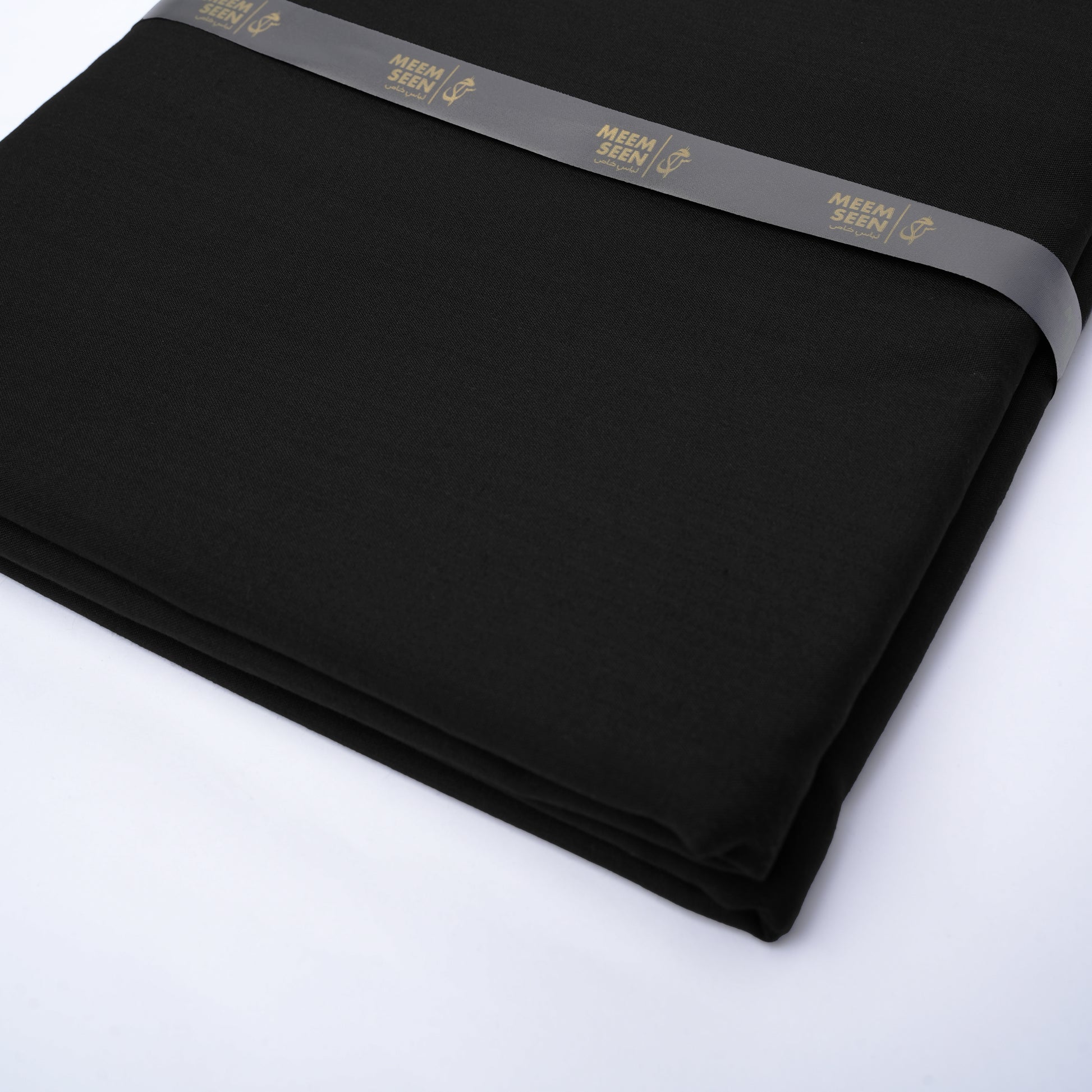 Lagman Wool, Wrinkle Resistant PVT Blend with Soft Smooth Finish and Glowy Look Black