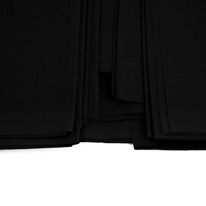 Black Tiger Cotton Slub | Self-Design Silver Finish (54” Width) 