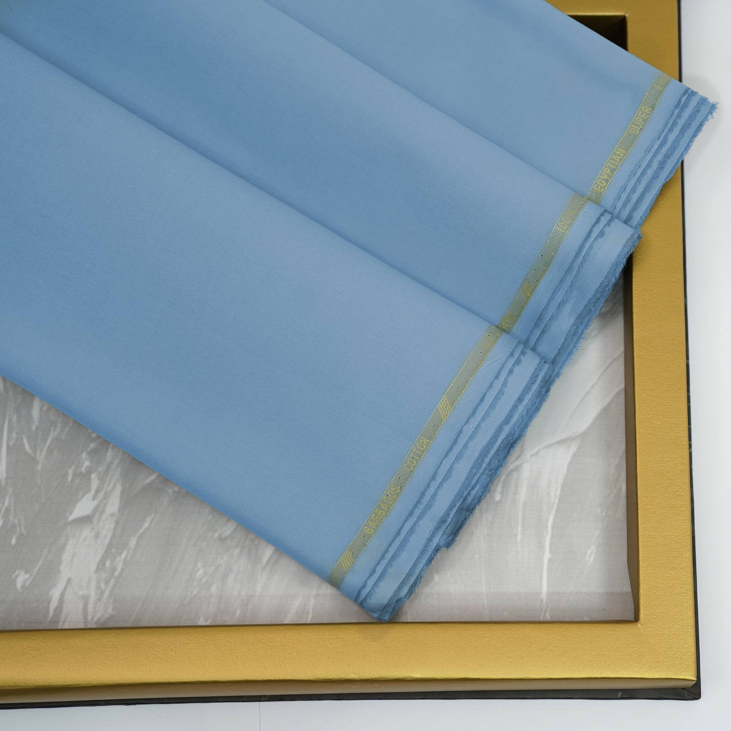 Blue Barbados Silver Touch | Wrinkle-Resistant Pima Cotton (54” Width) 