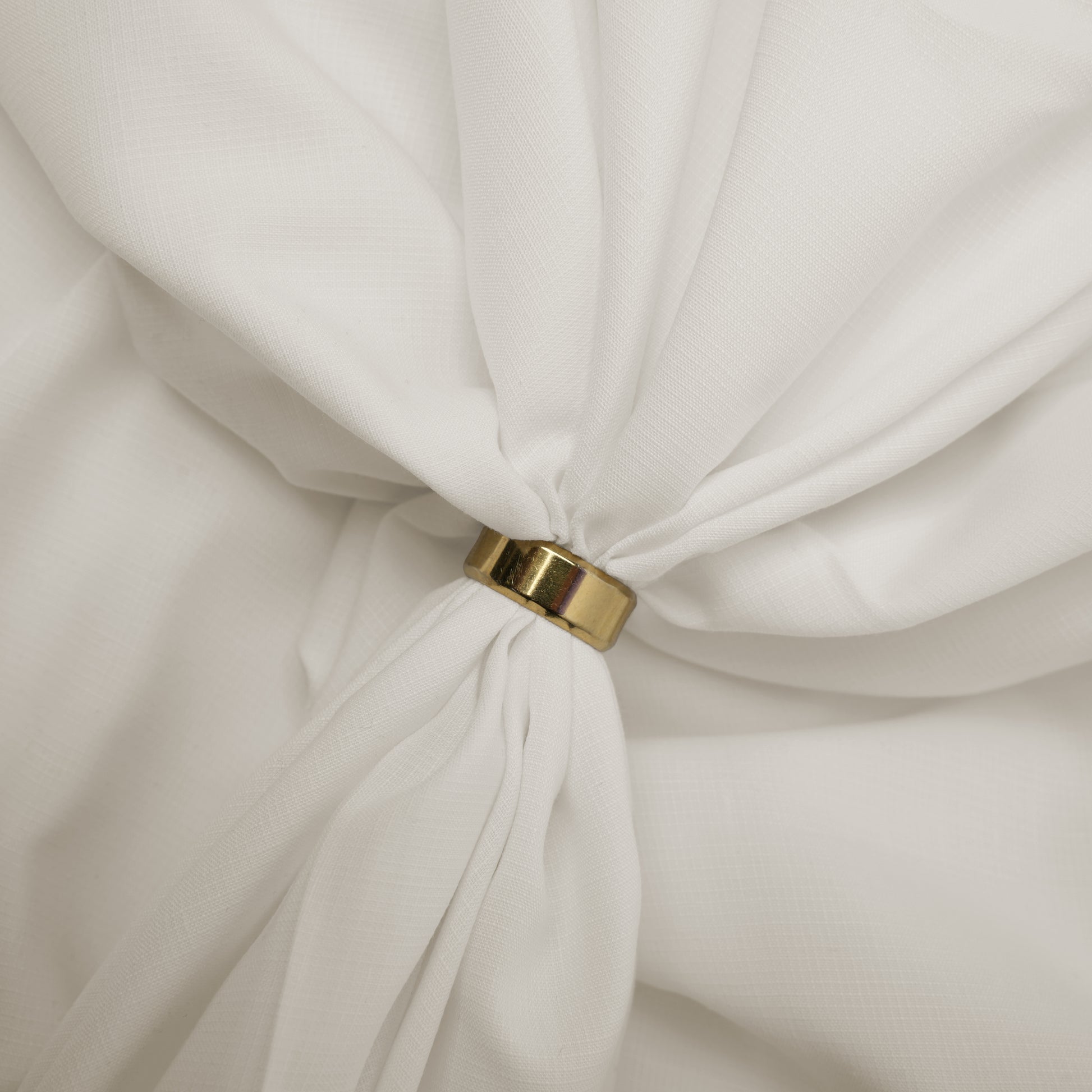 Moon Mist Wash & Wear, Cream  Checkered Dobby Design Soft Finish with Matt Look 