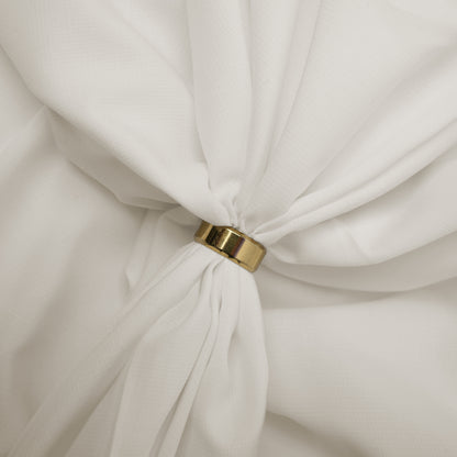 Moon Mist Wash & Wear, Cream  Checkered Dobby Design Soft Finish with Matt Look 