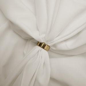 Moon Mist Wash & Wear, Cream  Checkered Dobby Design Soft Finish with Matt Look 