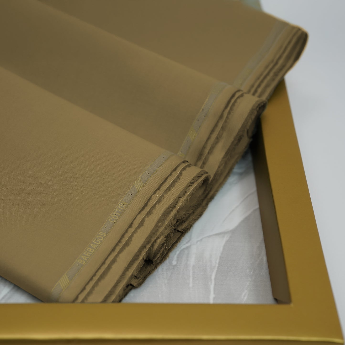 Barbados Silver Touch | Camel Wrinkle-Resistant Pima Cotton (54” Width) 