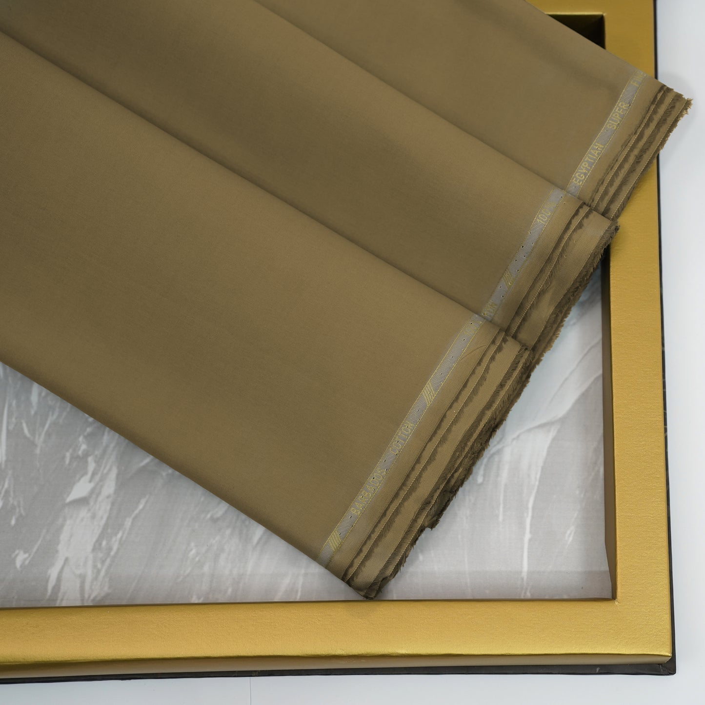 Camel Barbados Silver Touch | Wrinkle-Resistant Pima Cotton (54” Width) 