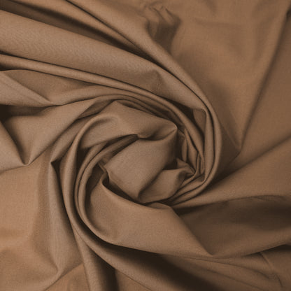 Legacy Boski - Camel Brown Wrinkle Resistant Poly Viscose Blend with Glossy Smooth Finish