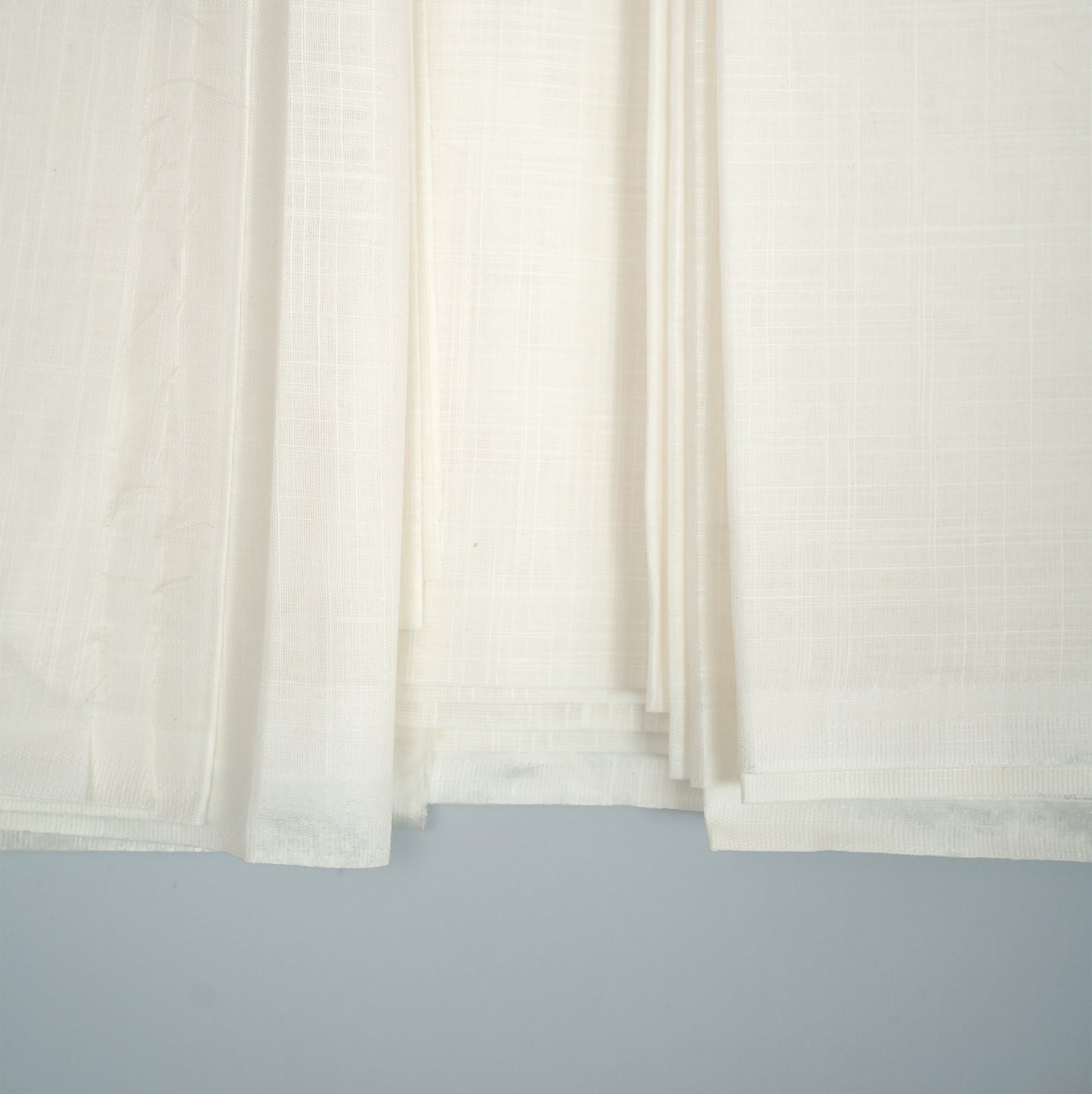 Tiger Cotton Slub | Self-Design Silver Finish (54” Width) Cream Color 