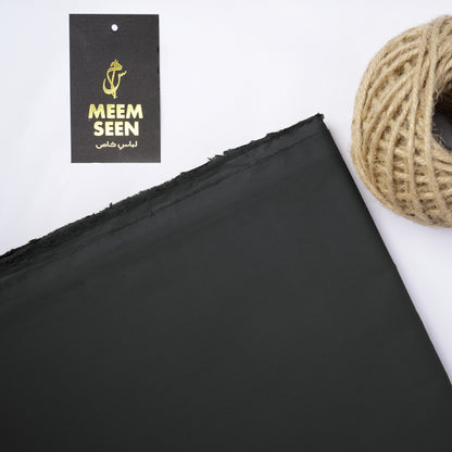 Delicate Twill/Satin | Dark Grey Wrinkle-Resistant Pima Cotton (54” Width) 