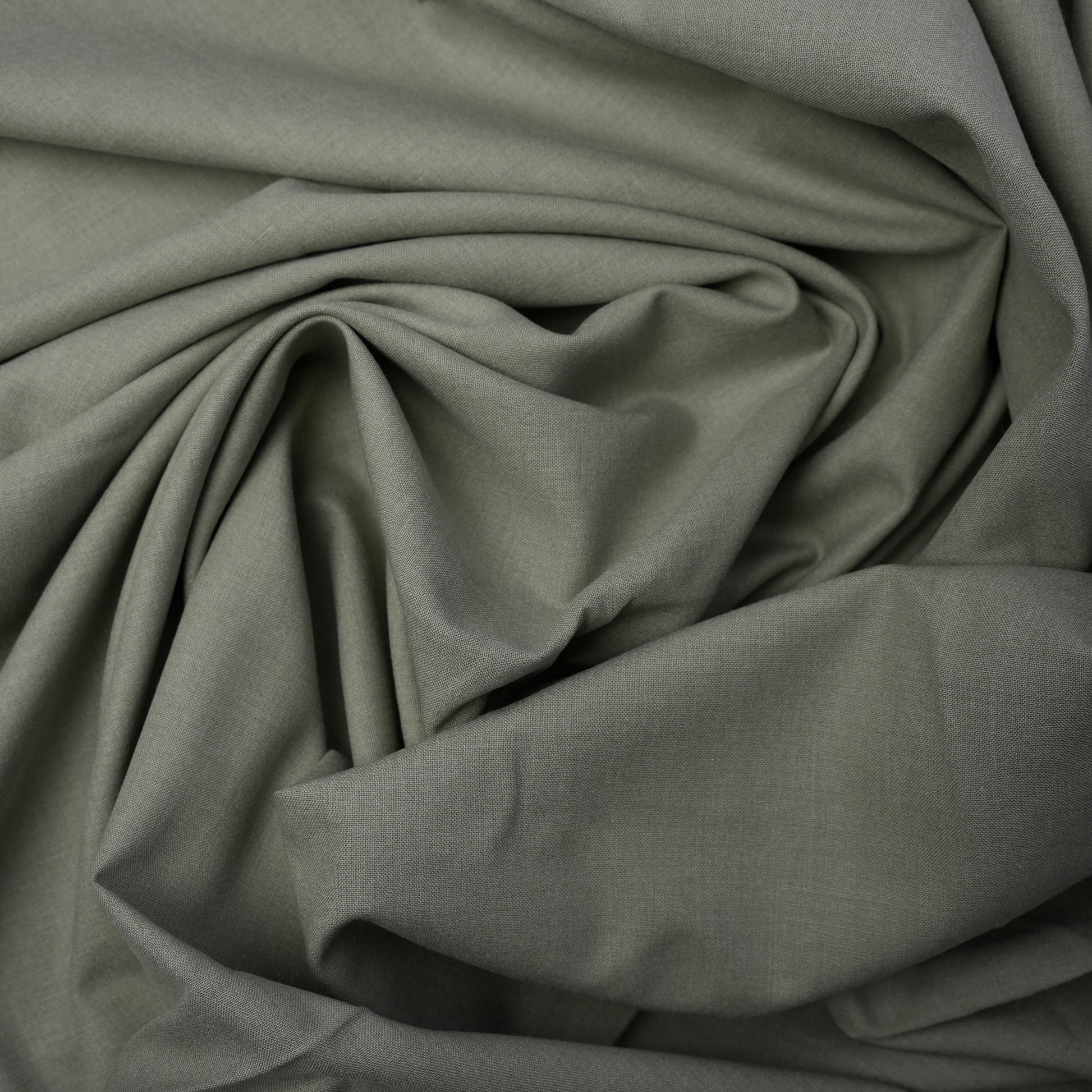 Bekson Wash & Wear, DUSTY GREEN Wrinkle Resistant, Self Design Soft Finish 