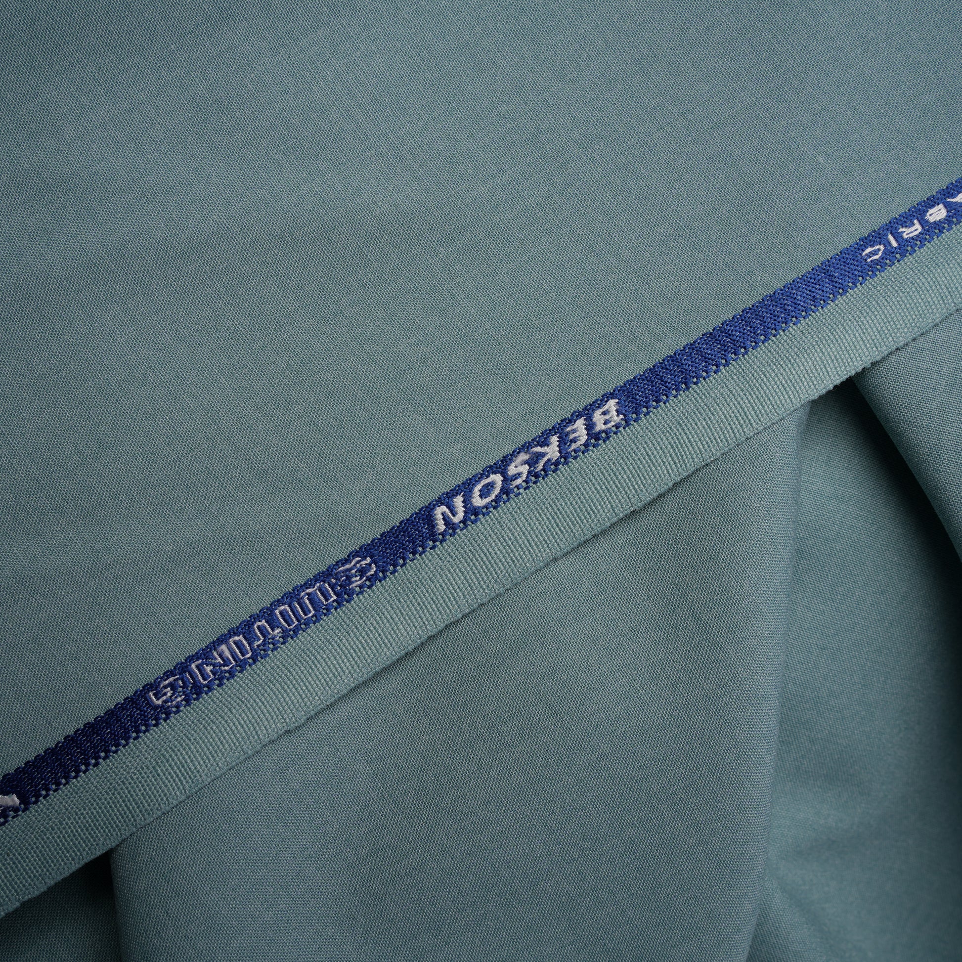 DUSTY TEAL  Bekson Wash & Wear, Wrinkle Resistant, Self Design Soft Finish