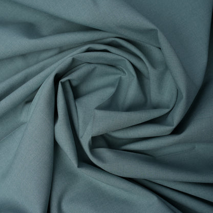 Bekson Wash & Wear,  DUSTY TEAL Wrinkle Resistant, Self Design Soft Finish