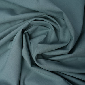 Bekson Wash & Wear,  DUSTY TEAL Wrinkle Resistant, Self Design Soft Finish