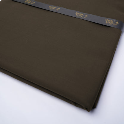 Cocona Wash & Wear, Wrinkle Free, Silky Soft Finish with Matt Look Dark Brown 