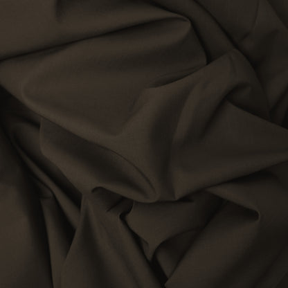 Cocona Wash & Wear, Dark Brown Wrinkle Free, Silky Soft Finish with Matt Look 