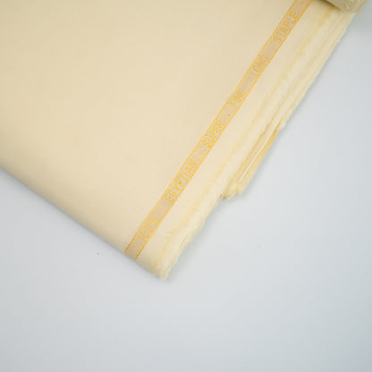 Barbados Silver Touch | Wrinkle-Resistant Pima Cotton (54” Width) Dark Cream 