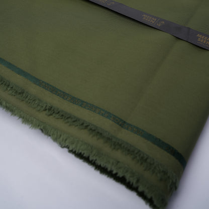 Red Horse – Premium Poly Viscose Wash & Wear Unstitched Fabric for Men - Dark Green