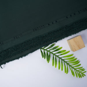 Dark Green Cocona Wash & Wear, Wrinkle Free, Silky Soft Finish with Matt Look 