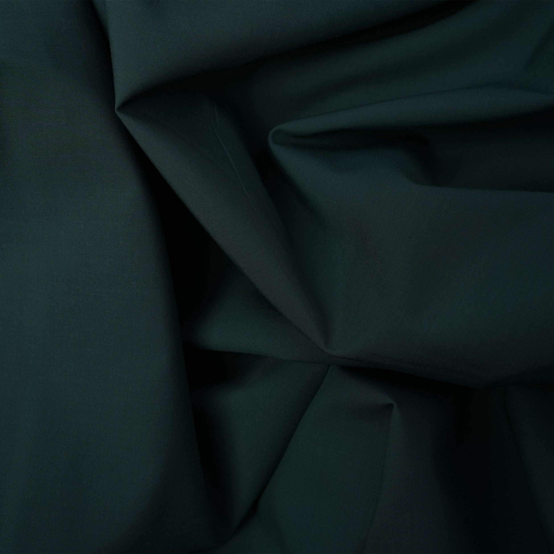 Cocona Wash & Wear, Dark Green Wrinkle Free, Silky Soft Finish with Matt Look