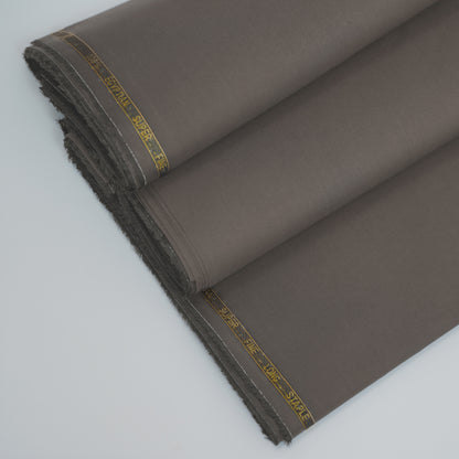 Dark Greige Barbados Silver Touch | Wrinkle-Resistant Pima Cotton (54” Width) 