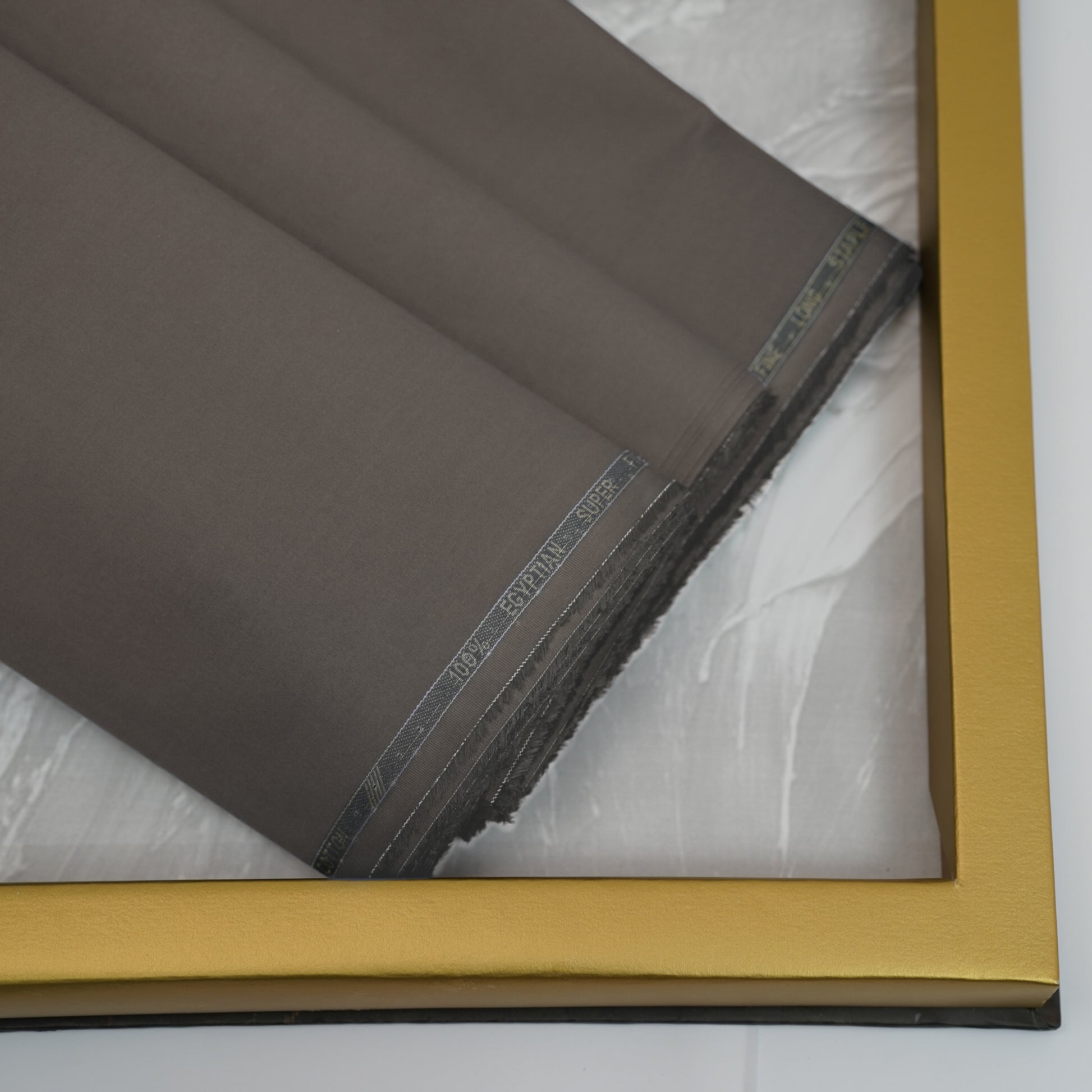 Barbados Silver Touch | Dark Greige Wrinkle-Resistant Pima Cotton (54” Width) 