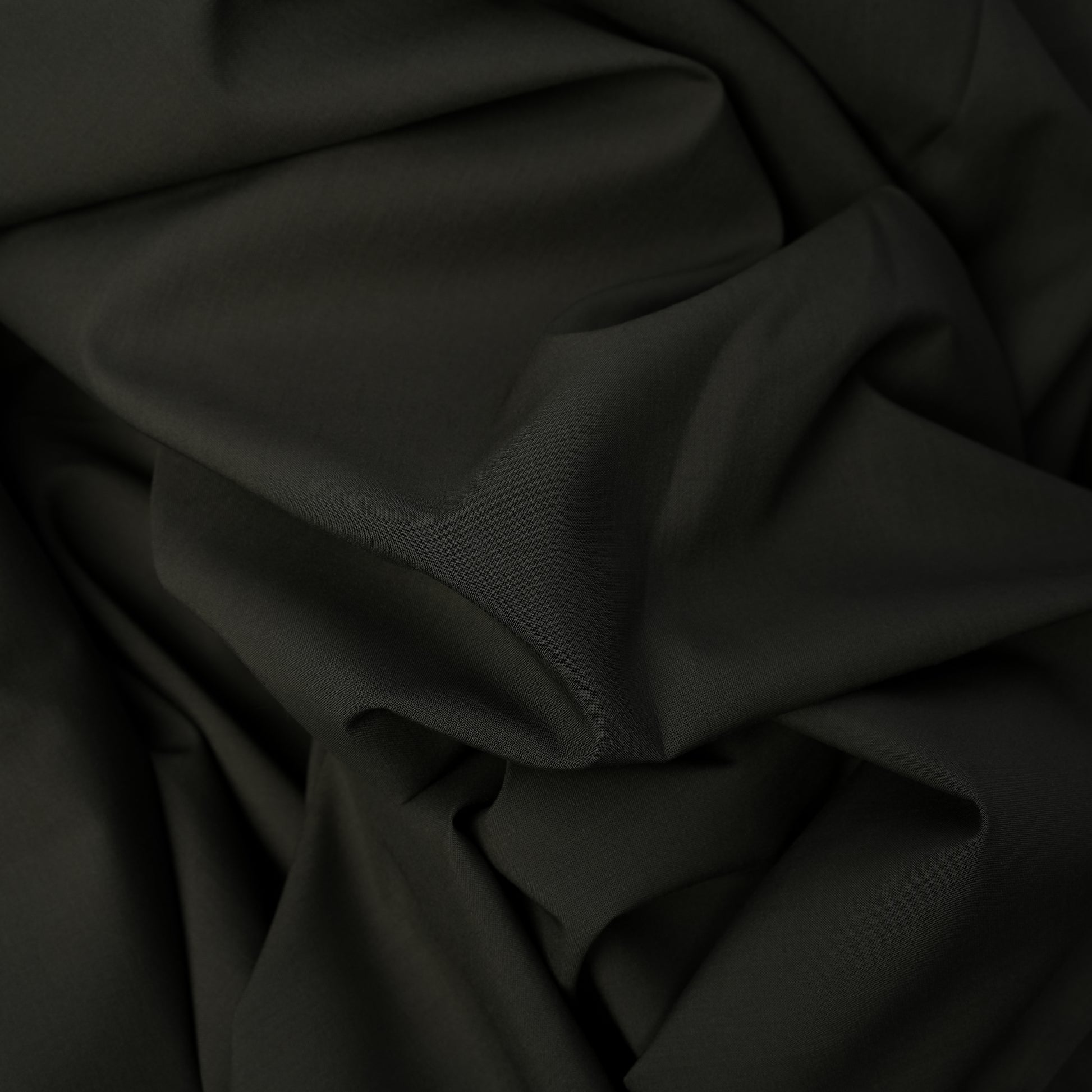 Dark Olive Cocona Wash & Wear, Wrinkle Free, Silky Soft Finish with Matt Look 