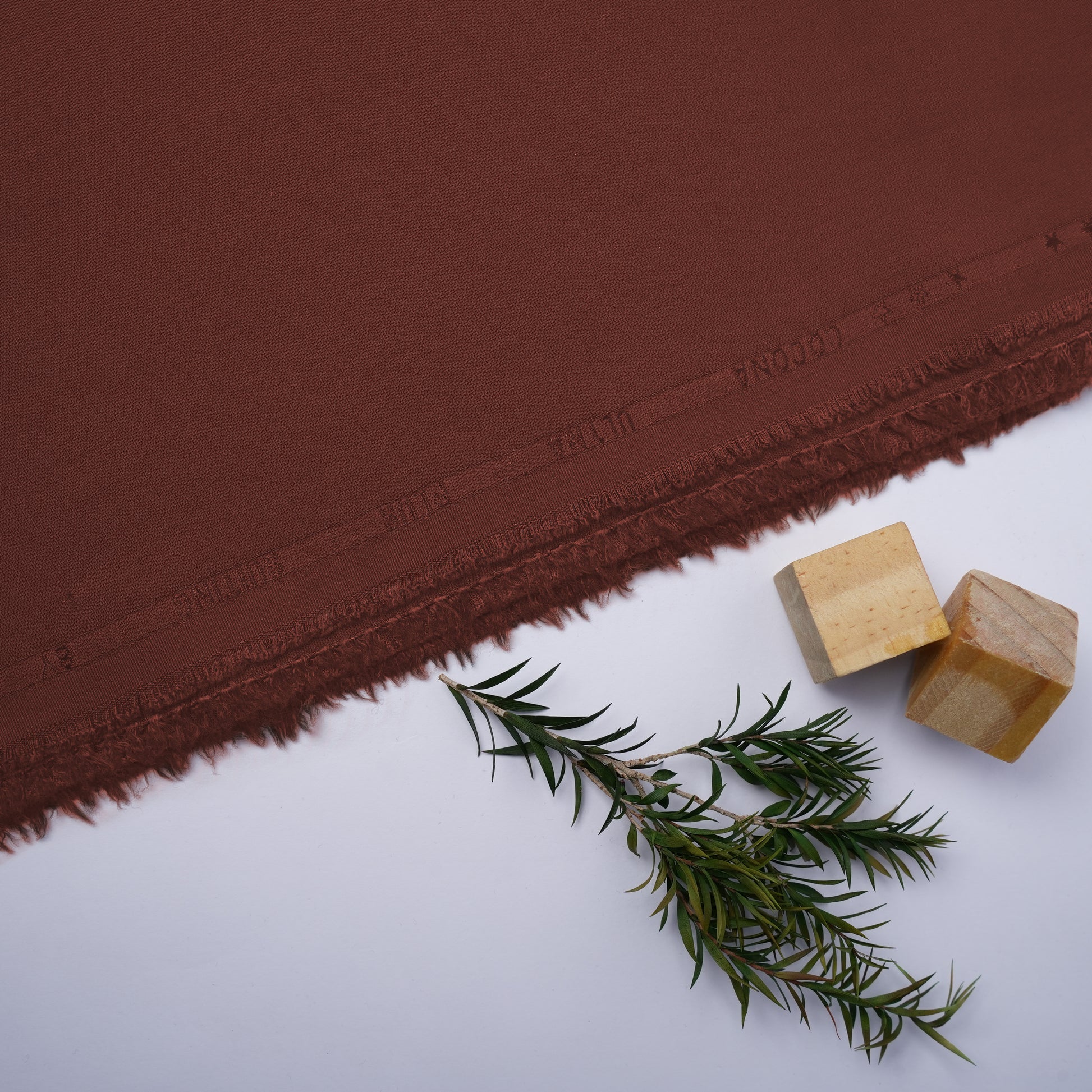 Cocona Wash & Wear, Wrinkle Free, Silky Soft Finish with Matt Look - Deep Terracotta