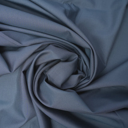 Legacy Boski, Wrinkle Resistant - Dusty Blue Poly Viscose Blend with Glossy Smooth Finish 