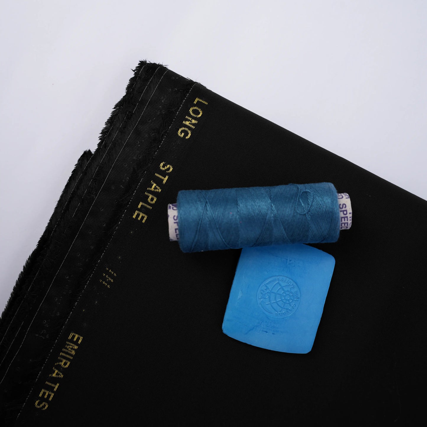 Black Emirates Classic Lattha | Structured Pima Cotton (54” Width) 