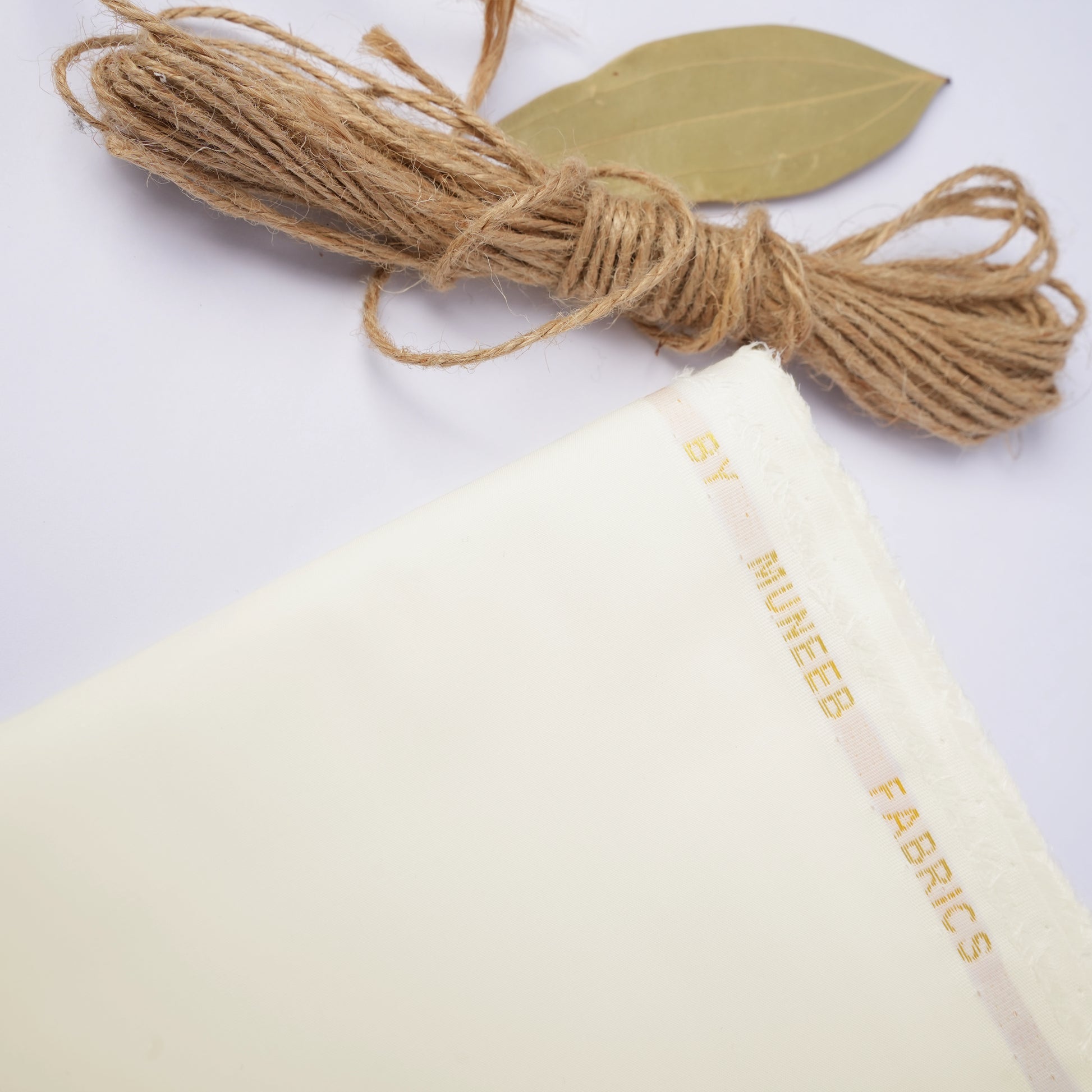 Emirates Classic Lattha | Cream Structured Pima Cotton (54” Width) 