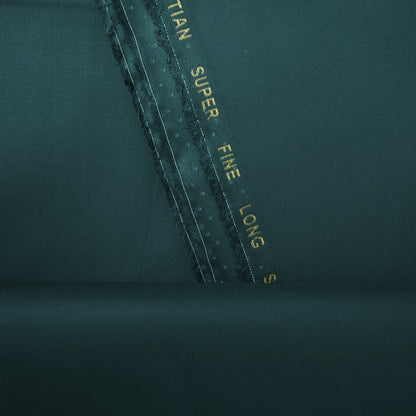 Emirates Classic Lattha | Structured Pima Cotton (54” Width) Dark Emerald Green 