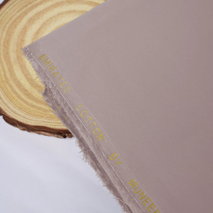 Emirates Classic Lattha | Structured Pima Cotton (54” Width) Dusty Rose Beige 