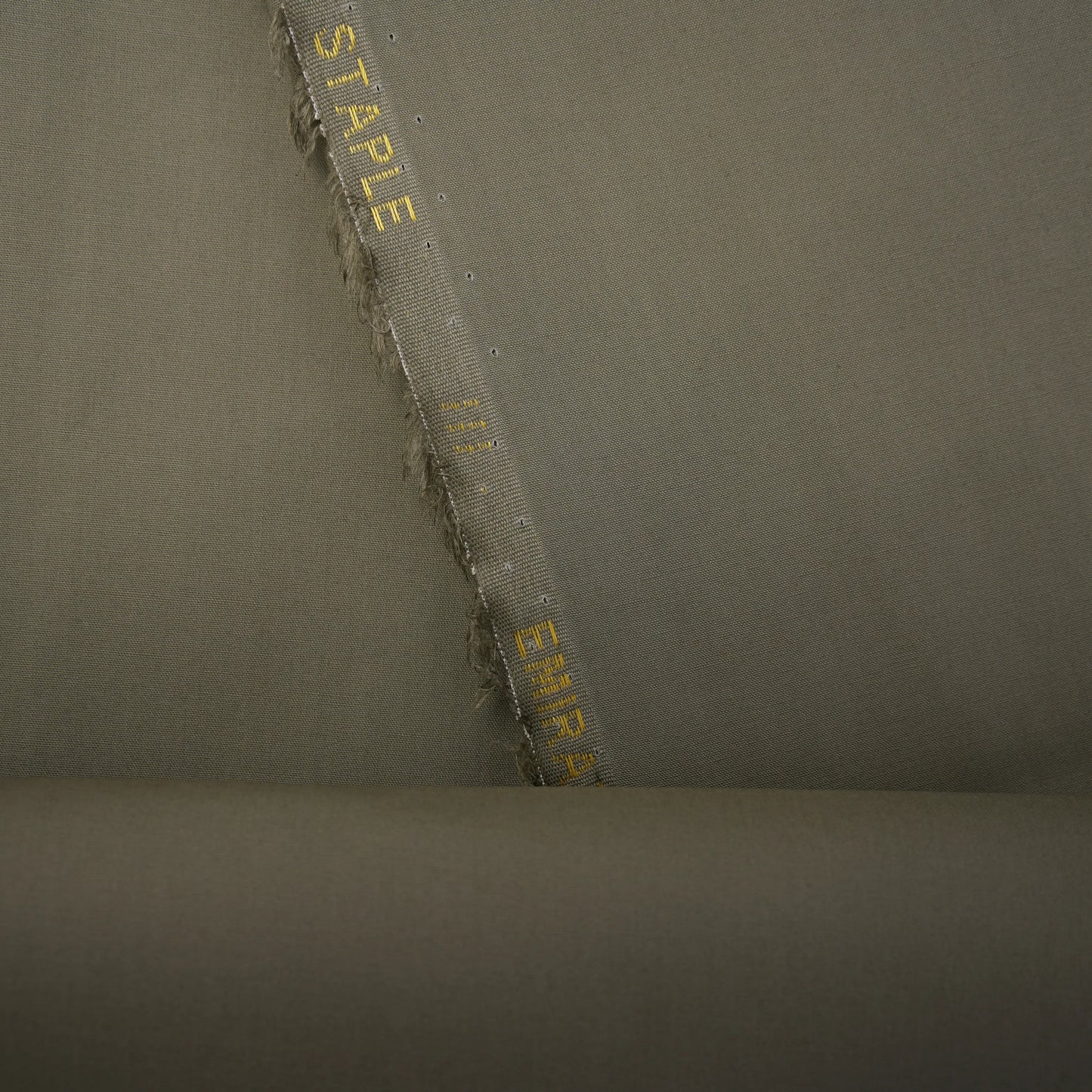 Emirates Classic Lattha | Structured Pima Cotton (54” Width) Muted Olive 