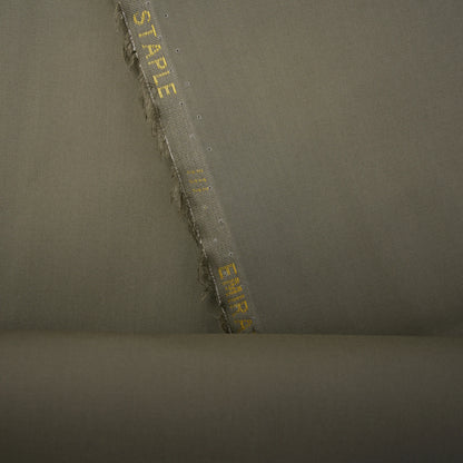 Emirates Classic Lattha | Structured Pima Cotton (54” Width) Muted Olive 