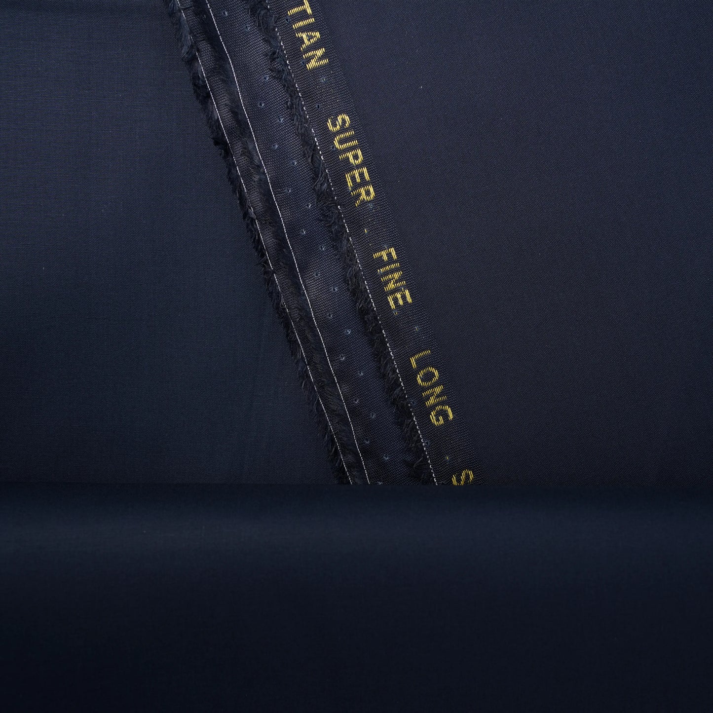 Emirates Classic Lattha | Structured Pima Cotton (54” Width) Navy Blue 