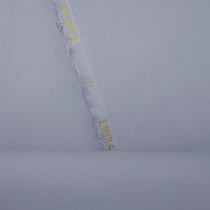 Silver Grey Emirates Classic Lattha | Structured Pima Cotton (54” Width) 