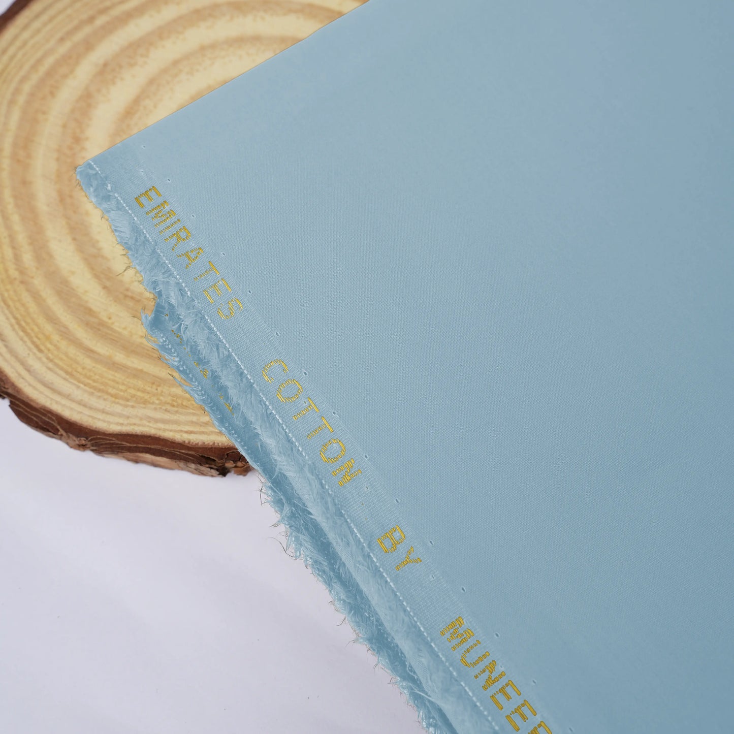 Emirates Classic Lattha Sky Blue Structured Pima Cotton (54” Width) 