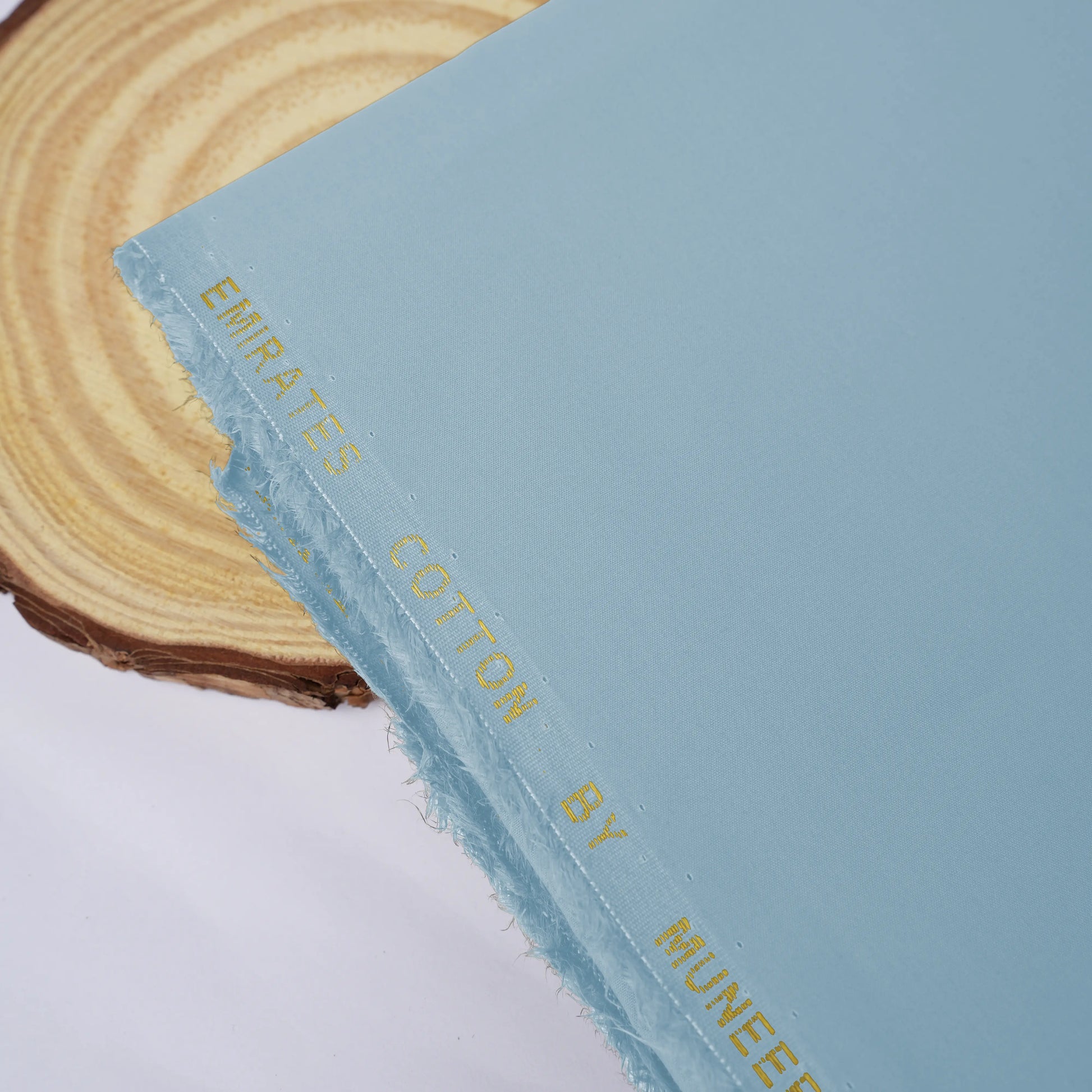 Emirates Classic Lattha Sky Blue Structured Pima Cotton (54” Width) 